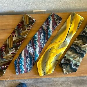 Very handsome vintage silk  J. Garcia ties